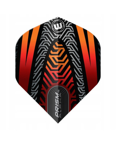 Winmau Prism Alpha Black & Orange Flights