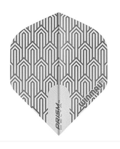 Winmau Prism Delta Flights - White/Grey