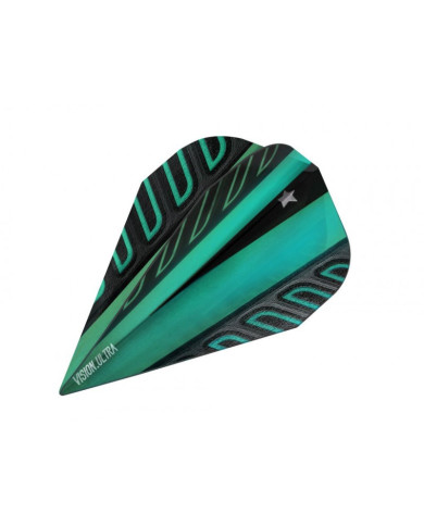 Target Vision Ultra Voltage Rob Cross Vapor Dart Flights - Aqua