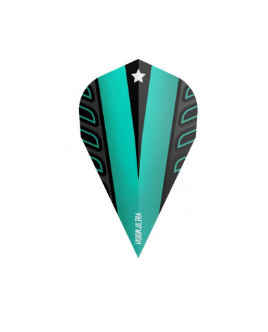 Target Vision Ultra Voltage Rob Cross Vapor Dart Flights - Aqua