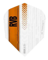 Target Darts RVB Vision Ultra White Orange Flights