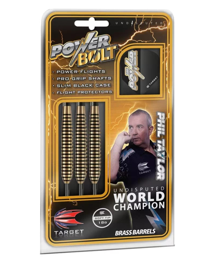 Target Phil Taylor Brass Barrel Darts - 22g