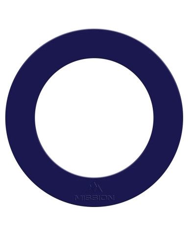 Mission Dartboard Surround Heavy Duty - Embossed Logo - Blue