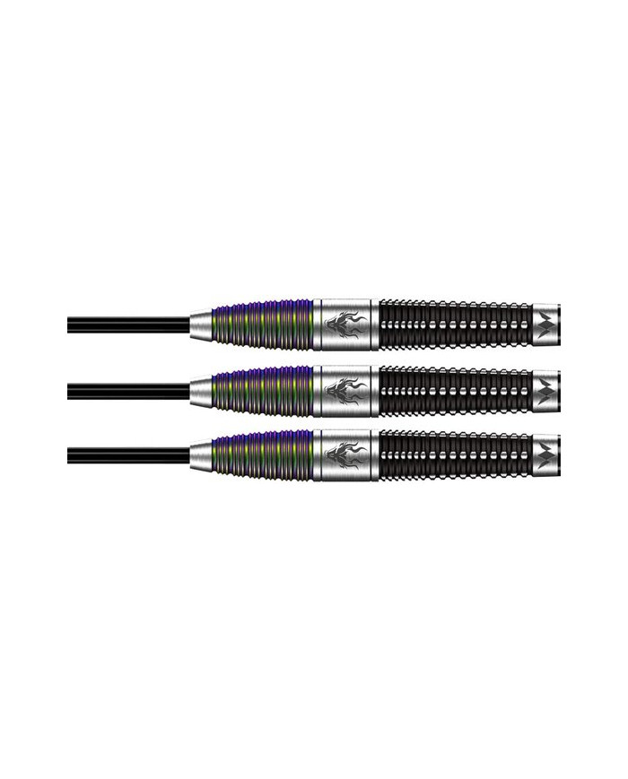 Mission Occult Darts Steel Tip - 90% - Black & Coral PVD
