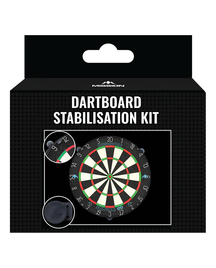 Mission Dartboard Stabiliser Kit Adjustable Levelling System