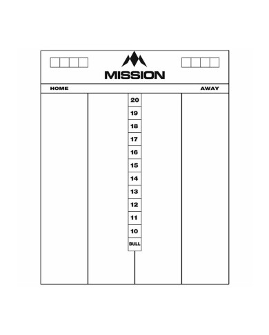 Mission Marker Boards - Drywipe Scoreboard - Whiteboard - Cricket