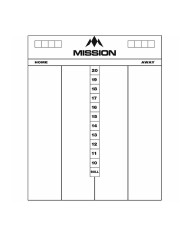 Mission Marker Boards - Drywipe Scoreboard - Whiteboard - Cricket