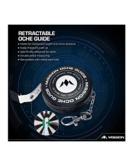 Mission Retractable Dartboard Measure Tape