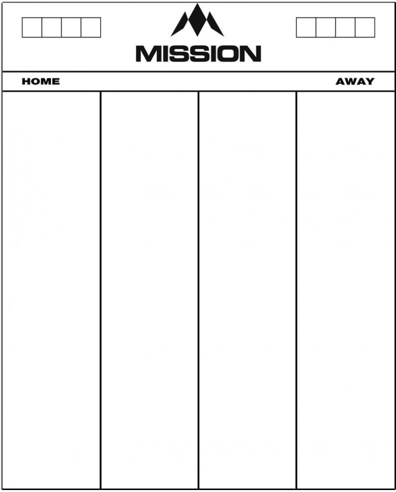 Mission Dry Wipe Scoreboard Whiteboard