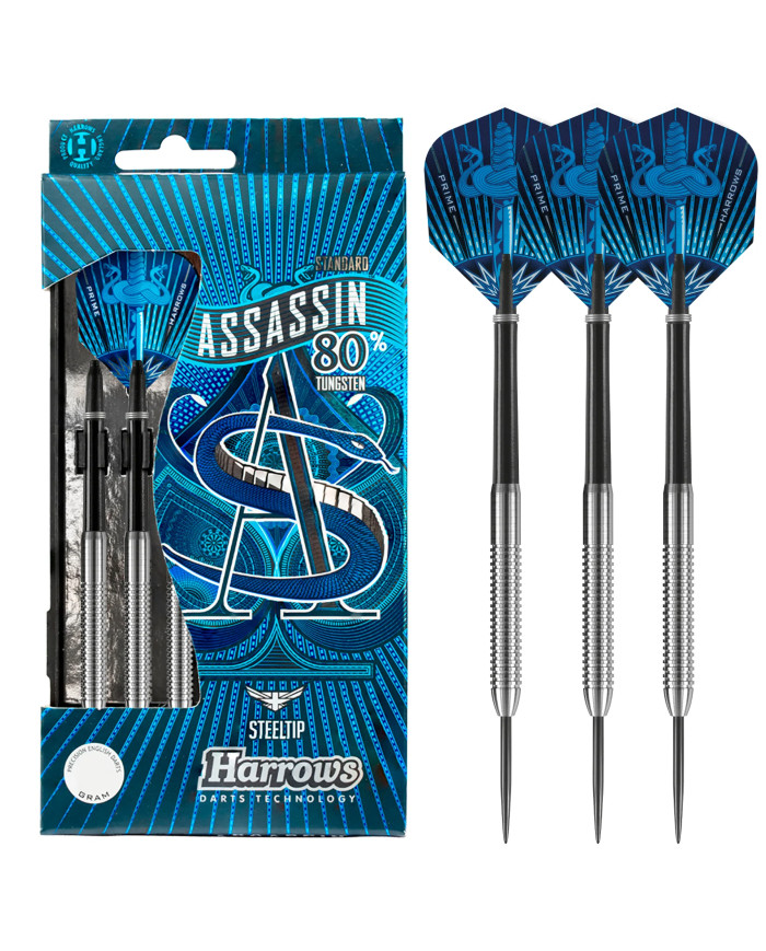 Harrows Assassin 80% 21gR Steel Tip Darts
