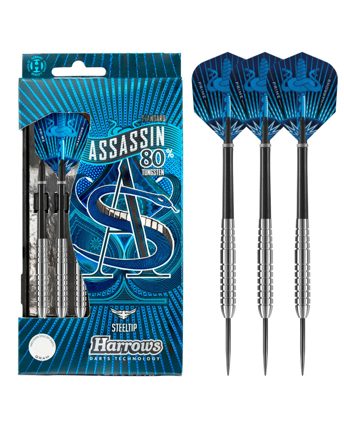 Harrows Assassin 80% 24gR Steel Tip Darts
