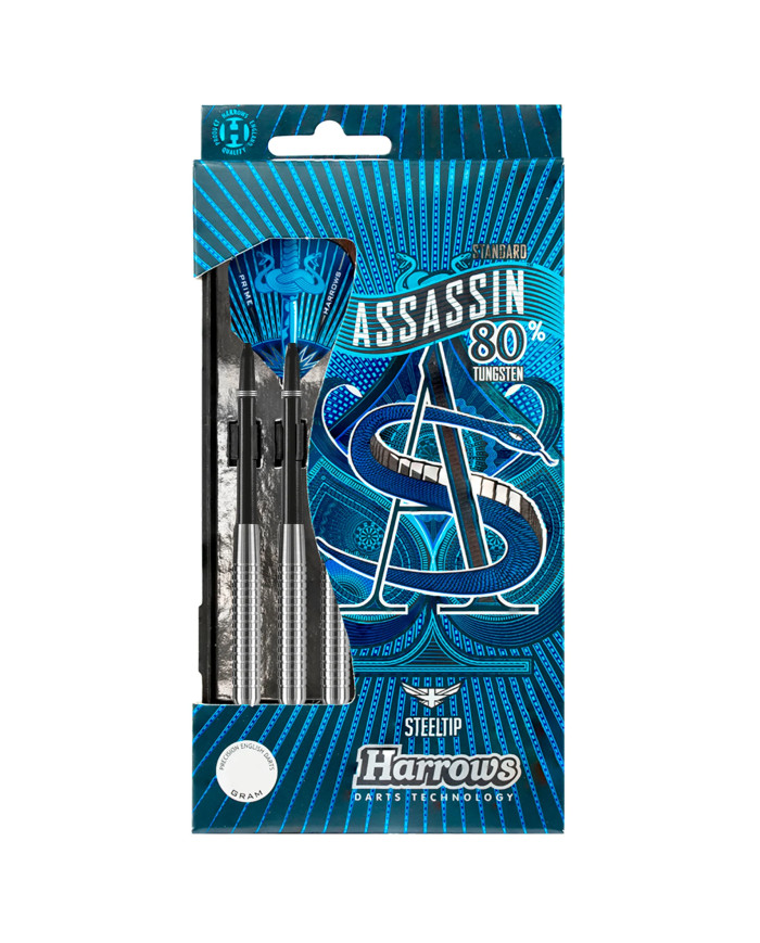 Harrows Assassin 80% 25gR Steel Tip Darts