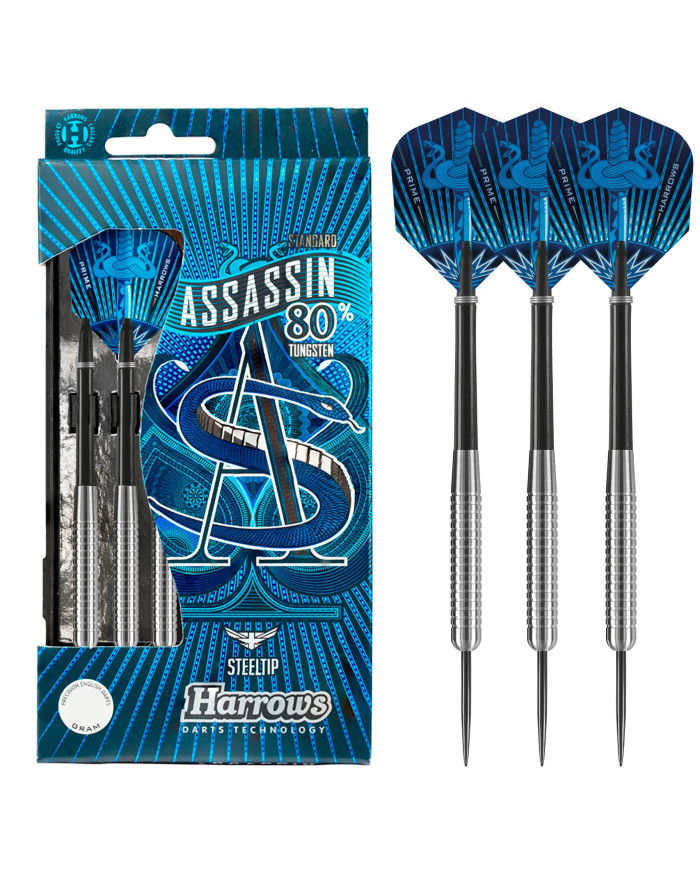 Harrows Assassin 80% 25gR Steel Tip Darts