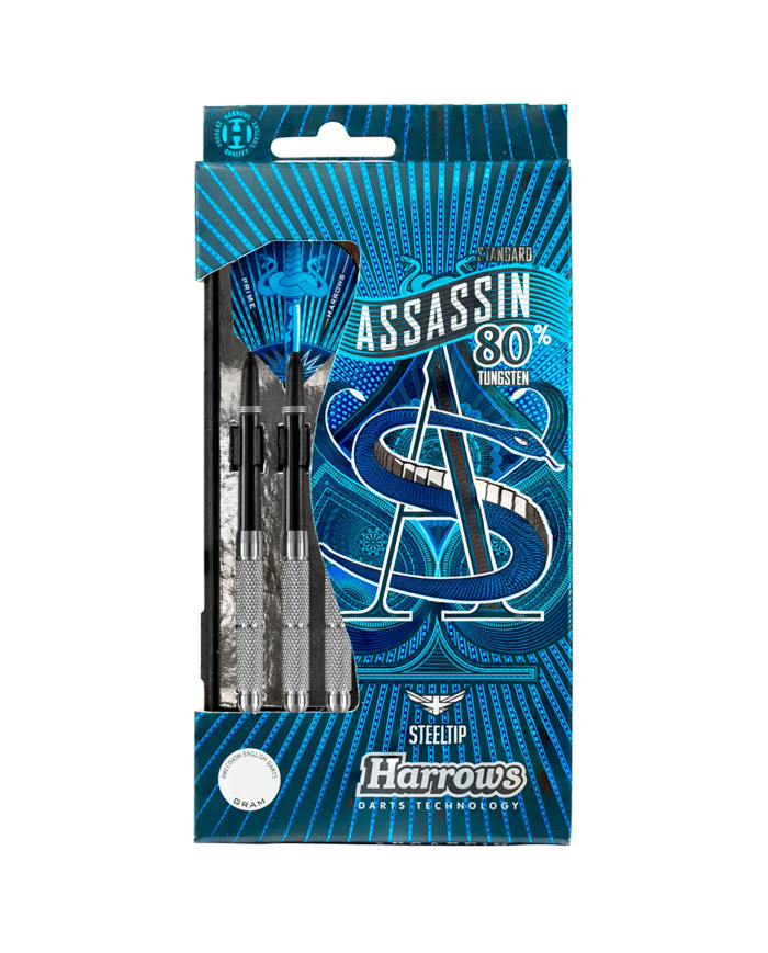 Harrows Assassin 80% 19gK Steel Tip Darts