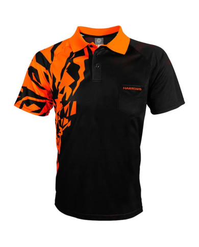 Harrows Darts Orange Rapide Darts Shirt - 3XL