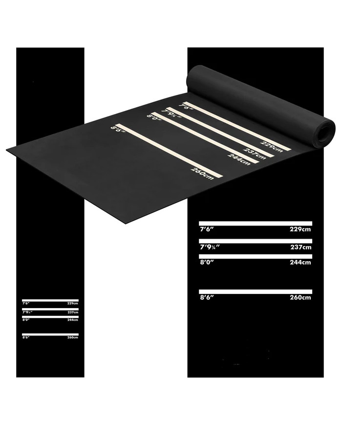 Designa Darts Mat - Heavy Duty Rubber Dart Mat