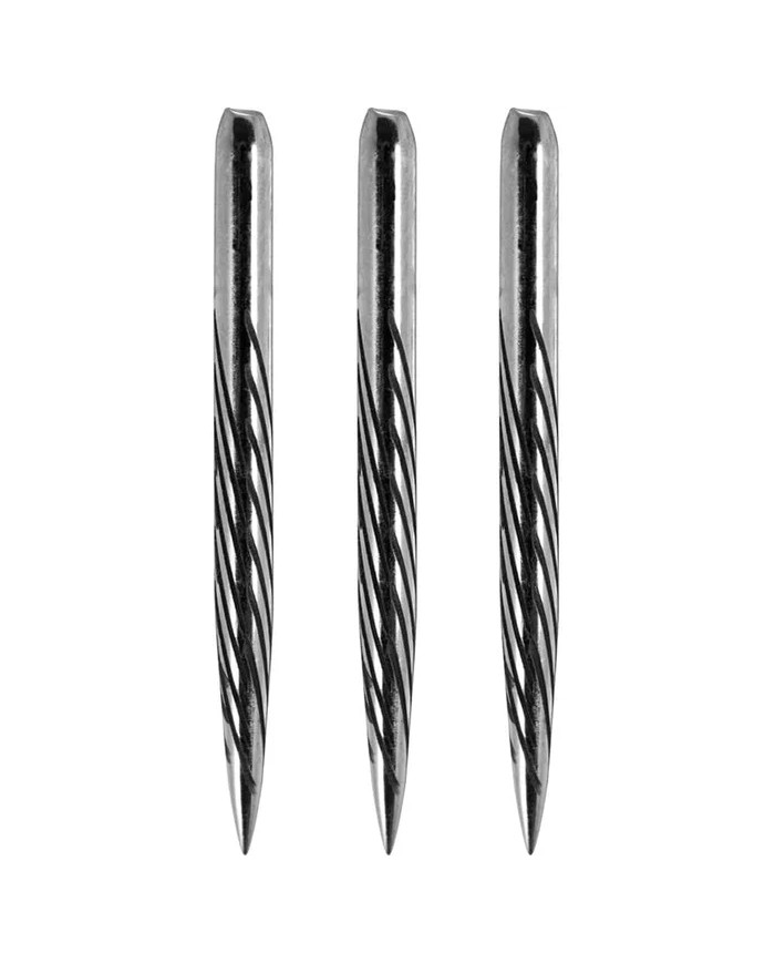 One80 Aztec Dart Points Style C - Silver - Spiral