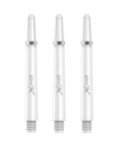 XQMax Polycarbonate Dart Shafts - White