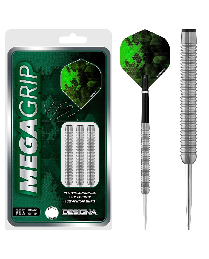Designa Mega Grip V2 Darts - M1- 26g