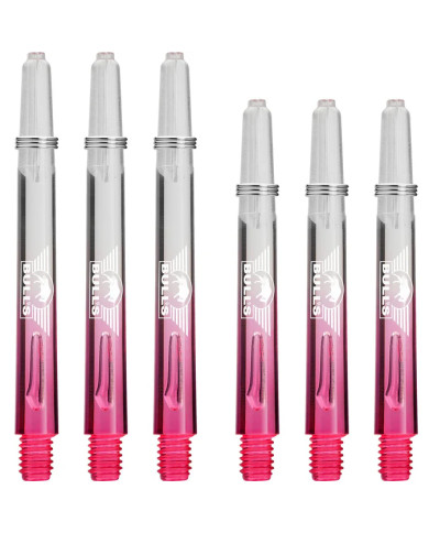 Bulls X Ray Shafts - Dart Stems - Gradient - Red