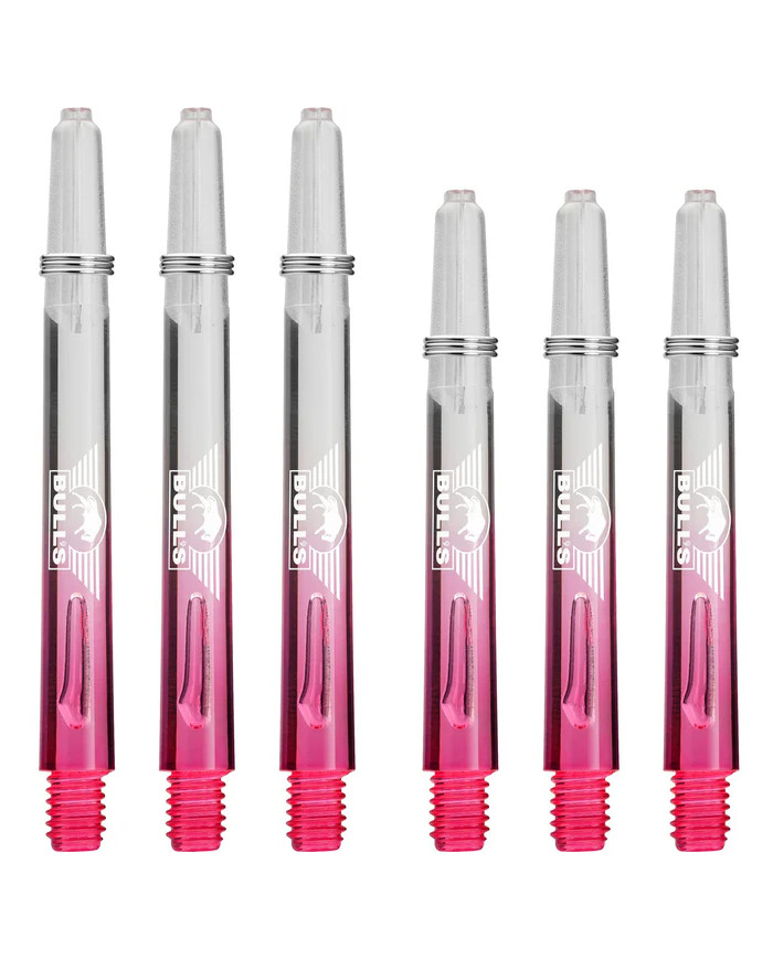 Bulls X Ray Shafts - Dart Stems - Gradient - Red